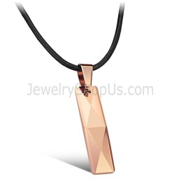Pingente Com Design Multifacetado Intrincado Em Ouro Rosa De Tungstênio C629