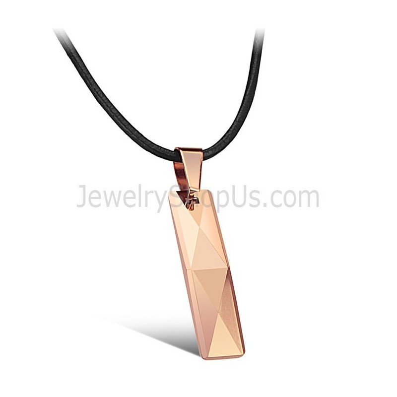 Pingente Com Design Multifacetado Intrincado Em Ouro Rosa De Tungstênio C629 Pingente Com Design Multifacetado Intrincado Em Ouro Rosa De Tungstênio C629