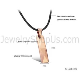 Pingente Com Design Multifacetado Intrincado Em Ouro Rosa De Tungstênio C629