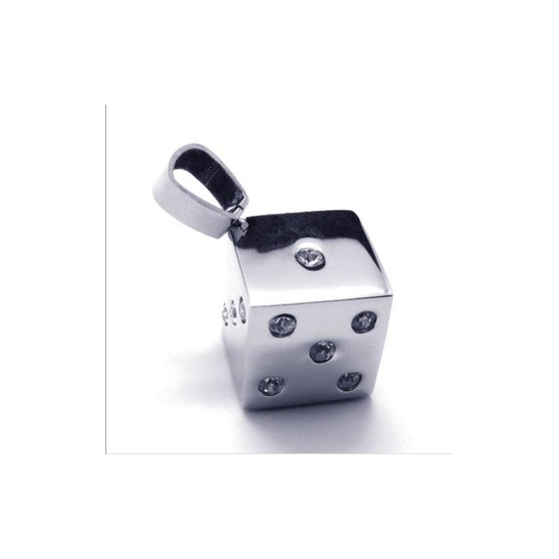 Colar Com Pingente De Titânio Puro E Pedra Preciosa Exclusiva Para Homem