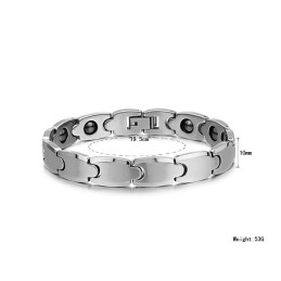 Pulseira De Saúde Energética Magnética De Tungstênio De Alto Polimento C945