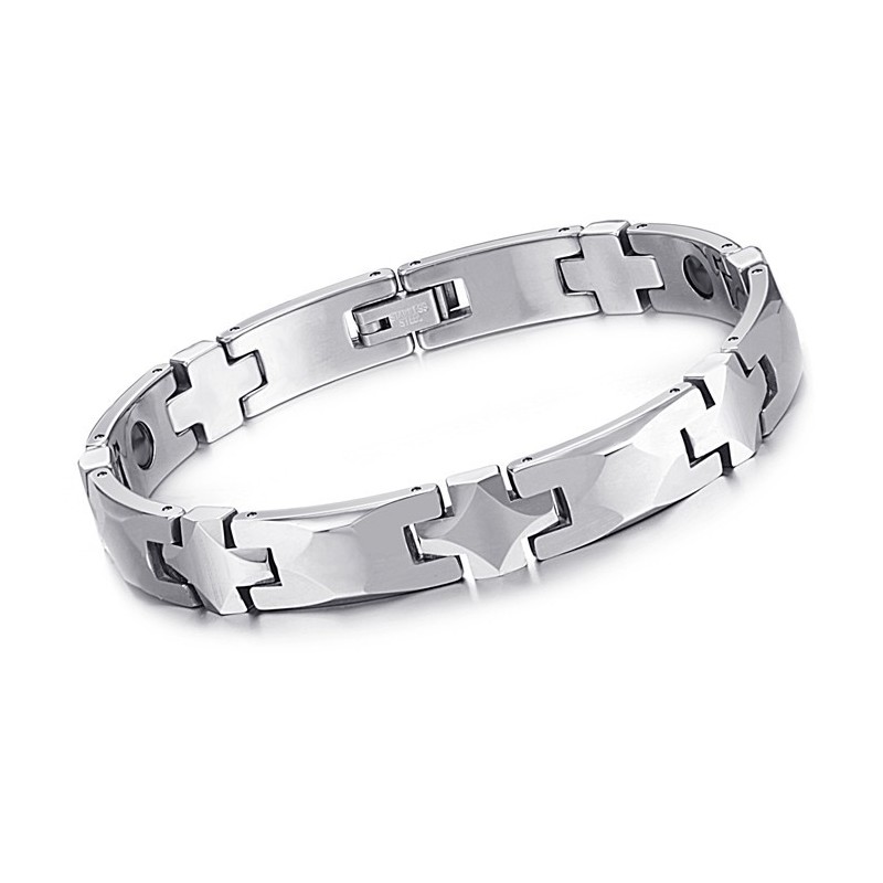 Pulseira De Tungstênio De Alto Polimento Saudável Com Pedra Magnética Energética C938 Pulseira De Tungstênio De Alto Polimento Saudável Com Pedra Magnética Energética C938