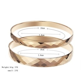 Pulseira De Ouro Rosa De Tungstênio Com Alto Polimento C892