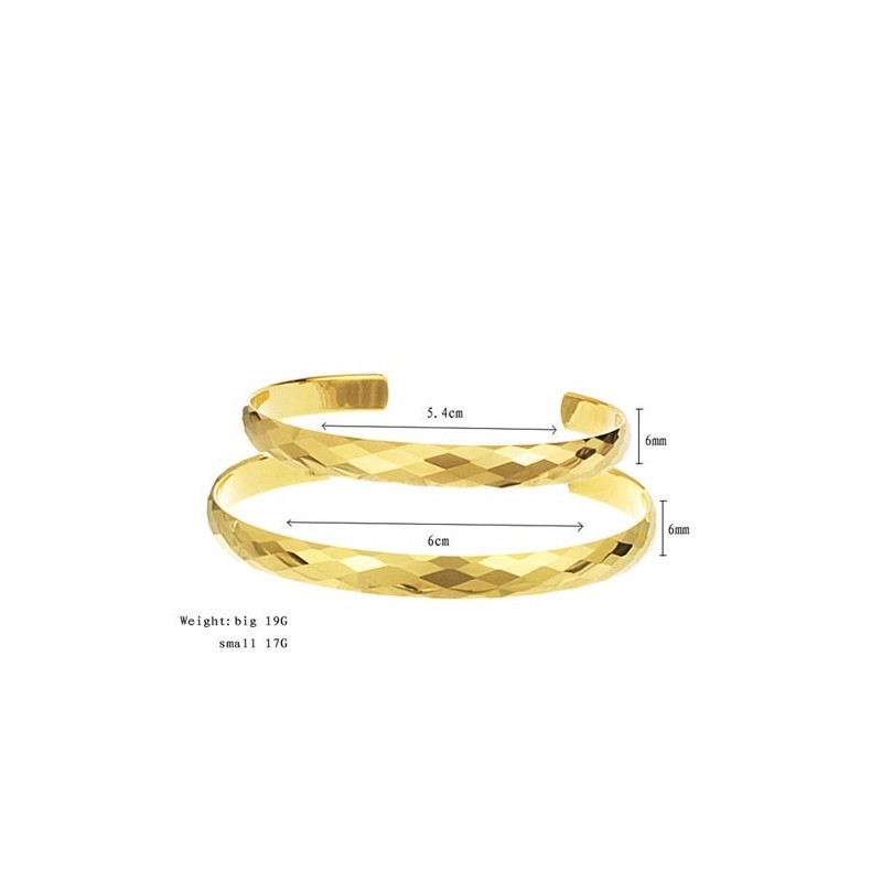Pulseira De Casal Com Design Multifacetado Intrincado E Ouro Tungstênio De Alto Polimento C893 Pulseira De Casal Com Design Multifacetado Intrincado E Ouro Tungstênio De Alto Polimento C893