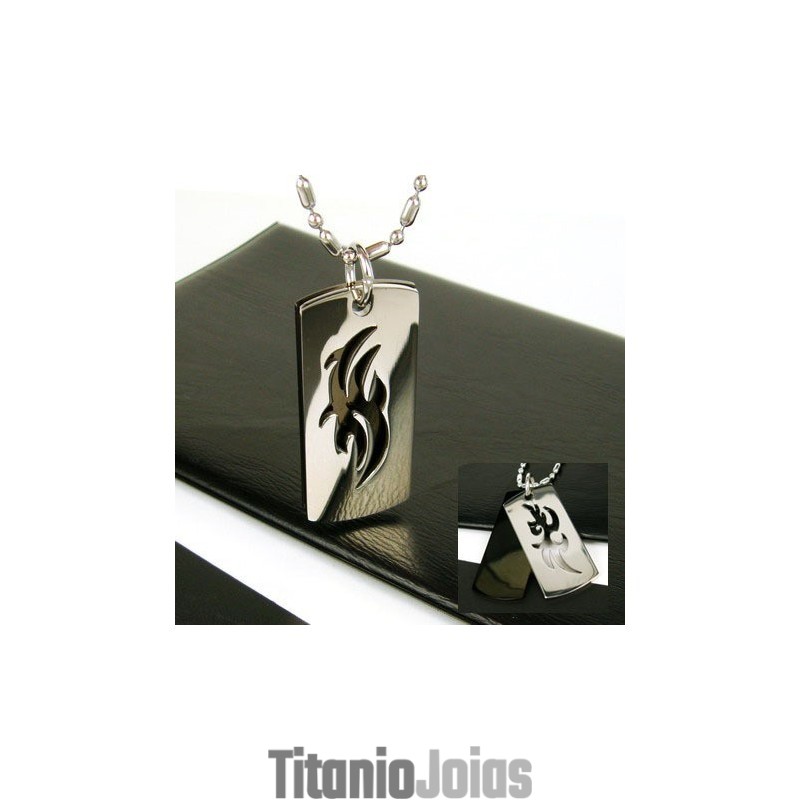 Colar Com Pingente De Titânio Puro Com Símbolo De 2 Camadas Masculino E Corrente Grátis Colar Com Pingente De Titânio Puro Com Símbolo De 2 Camadas Masculino E Corrente Grátis