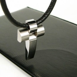 Pingente De Titânio Giratório Cool Man Shining Com 4 Peças Em Cruz