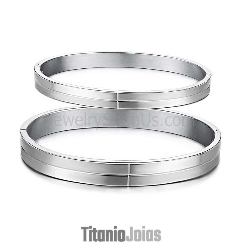 Pulseiras De Casal De Tatanium C821 Pulseiras De Casal De Tatanium C821