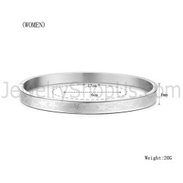 Pulseiras De Casal De Tatanium Com Estrelas C863