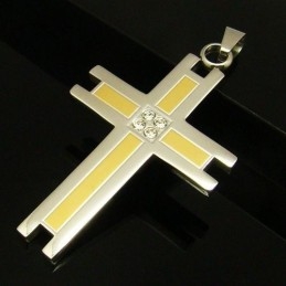 Pingente De Titânio Puro Cool Man Cross Para Presente