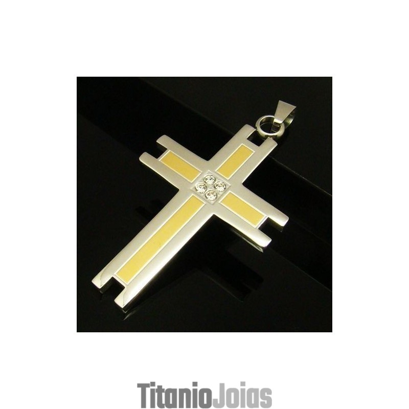 Pingente De Titânio Puro Cool Man Cross Para Presente Pingente De Titânio Puro Cool Man Cross Para Presente