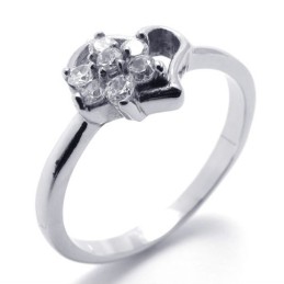 Anel De Diamante E Titânio