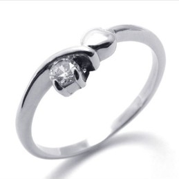 Anel De Diamante E Titânio