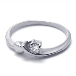 Anel De Diamante E Titânio