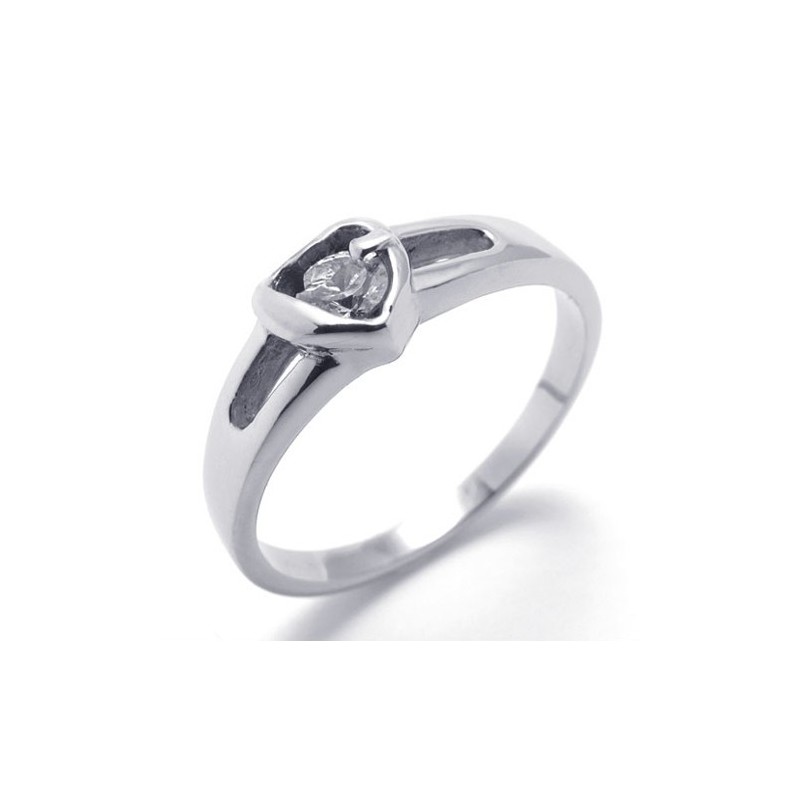 Anel De Titânio Com Diamante Para Mulheres Anel De Titânio Com Diamante Para Mulheres