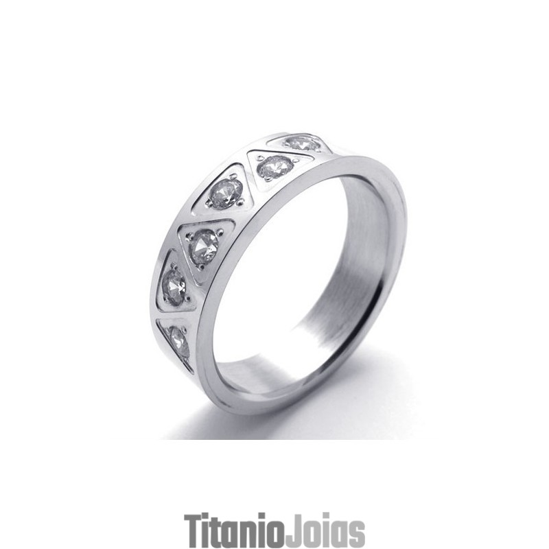 Anel De Diamante E Titânio Anel De Diamante E Titânio