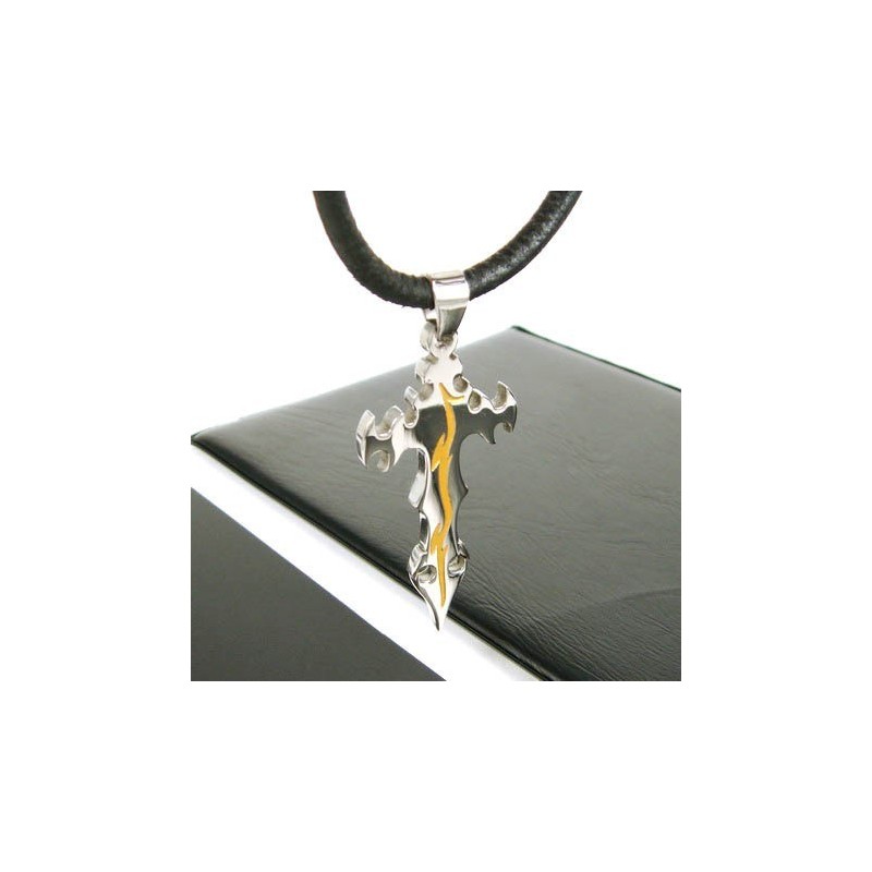 Pingente De Titânio Puro Noble Man Cross Com Corrente Grátis Pingente De Titânio Puro Noble Man Cross Com Corrente Grátis