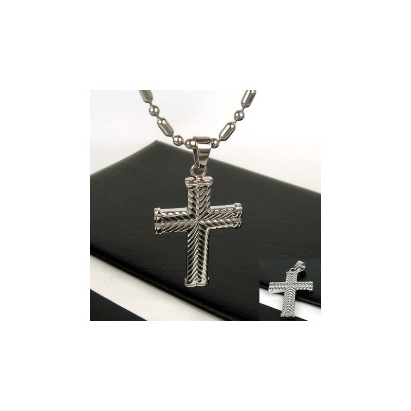 Pingente De Titânio Puro Com Cruz Exclusiva Para Homem Pingente De Titânio Puro Com Cruz Exclusiva Para Homem