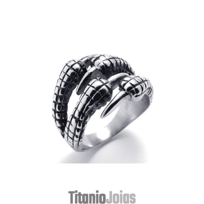 Anel De Titânio Com Garra Anel De Titânio Com Garra