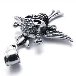 Pingente De Cruz De Titânio
