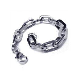 Pulseira De Elos Com Pingentes De Titânio Puro Para Meninos