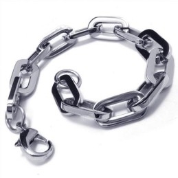 Pulseira De Elos Com Pingentes De Titânio Puro Para Meninos