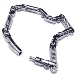 Pulseira De Pingente De Prata 316L De Titânio Puro Para Meninos