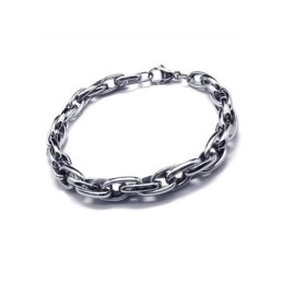 Pulseira De Corrente De Titânio Puro Com Pingente De Prata Para Meninos