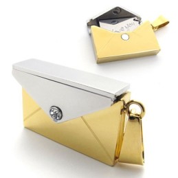 Pingente De Titânio Para Amantes De Carteira De Ouro