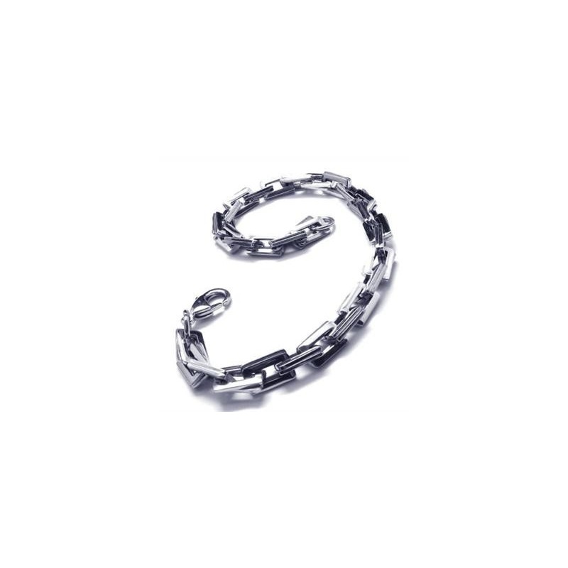 Pulseira Masculina De Prata E Titânio Puro Com Pingentes Para Meninos Pulseira Masculina De Prata E Titânio Puro Com Pingentes Para Meninos