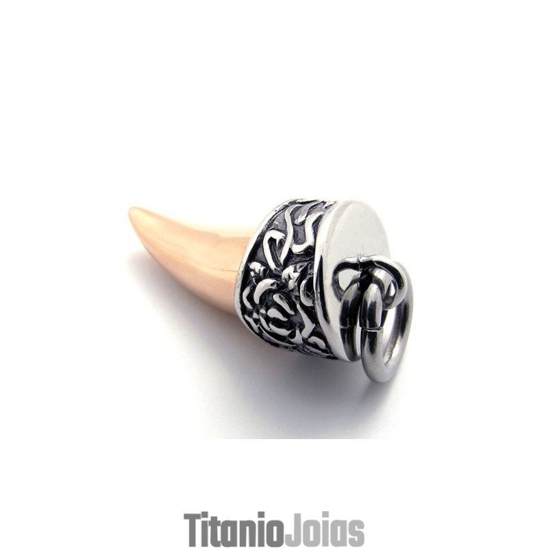 Pingente De Titânio Coffee Gold Lovers Pingente De Titânio Coffee Gold Lovers