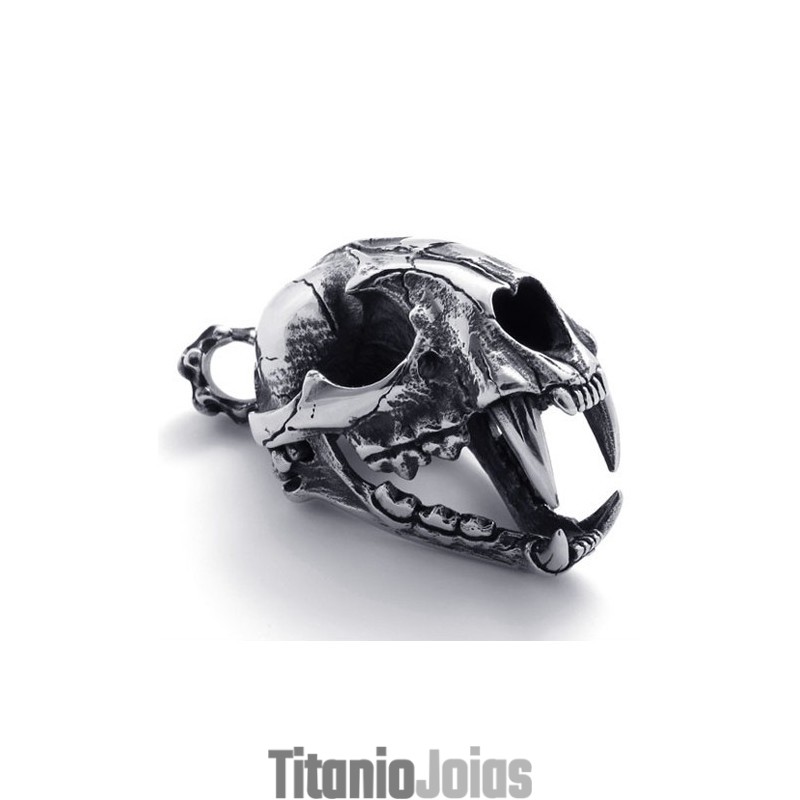 Pingente De Titânio Com Caveira De Dinossauro Pingente De Titânio Com Caveira De Dinossauro