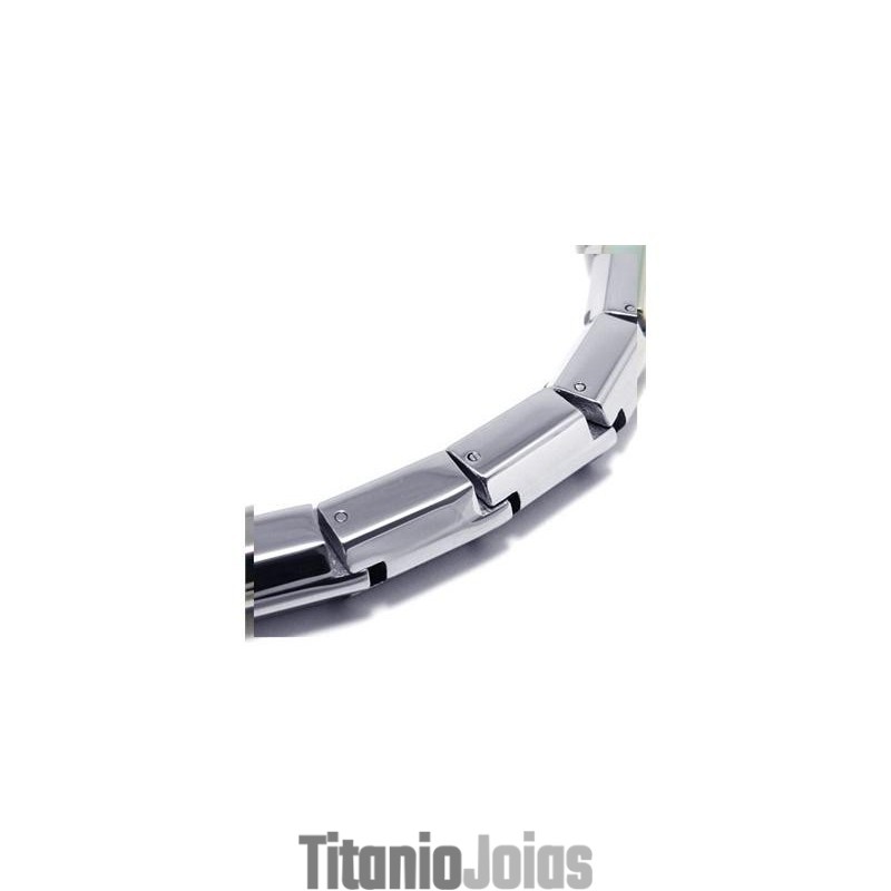 Pulseira Masculina De Prata E Titânio Puro Com Pingente Pulseira Masculina De Prata E Titânio Puro Com Pingente