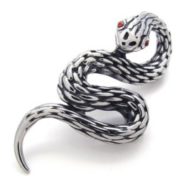 Pingente Cobra De Titânio