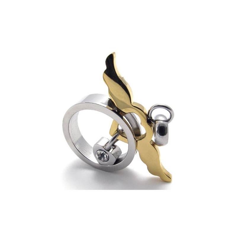 Pingente De Titânio Feminino Gold Angel Pingente De Titânio Feminino Gold Angel