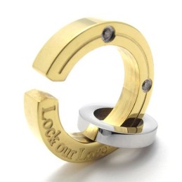 Pingente De Titânio Feminino Gold Lovers
