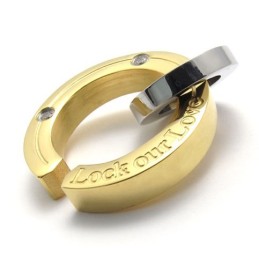Pingente De Titânio Feminino Gold Lovers