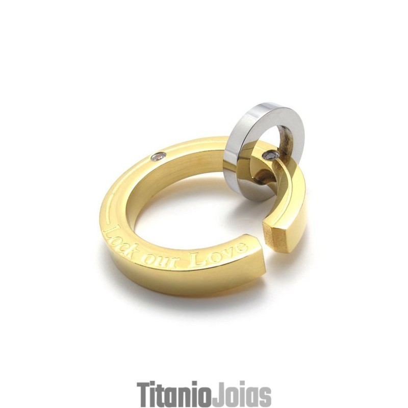 Pingente De Titânio Masculino Gold Lovers Pingente De Titânio Masculino Gold Lovers