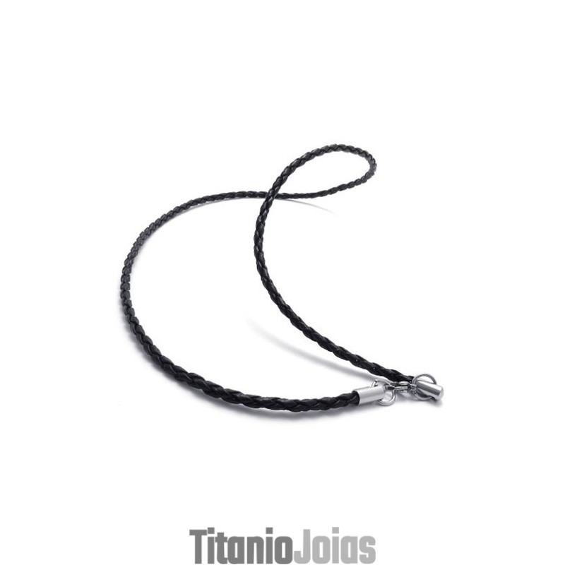 Colar De Titânio Preto De 20 Polegadas Colar De Titânio Preto De 20 Polegadas