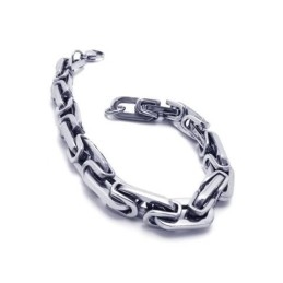 Pulseira De Elos Com Pingentes De Titânio Puro Para Meninos