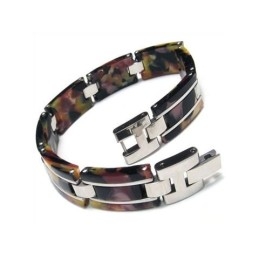Pulseira De Borracha De Titânio Puro Para Meninos Masculinos