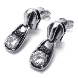 Brincos De Diamante E Titânio