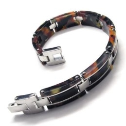 Pulseira De Borracha De Titânio Puro Para Meninos Masculinos