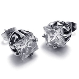 Brincos De Diamante E Titânio