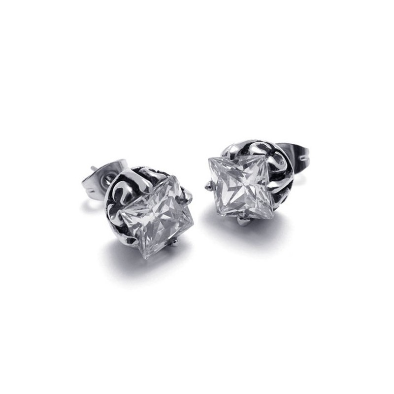Brincos De Diamante E Titânio