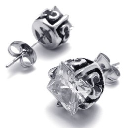 Brincos De Diamante E Titânio