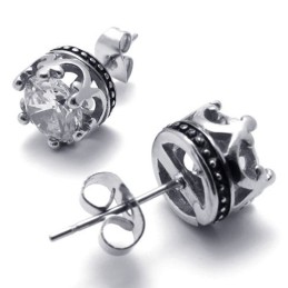 Brincos De Diamante E Titânio