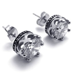 Brincos De Diamante E Titânio