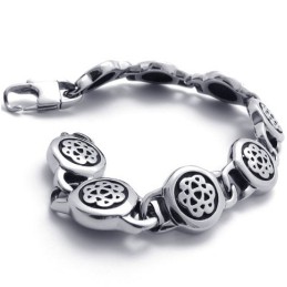 Pulseira De Titânio De 9,1 Polegadas