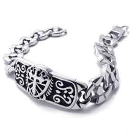 Pulseira De Titânio De 8,5 Polegadas