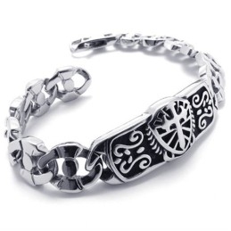 Pulseira De Titânio De 8,5 Polegadas